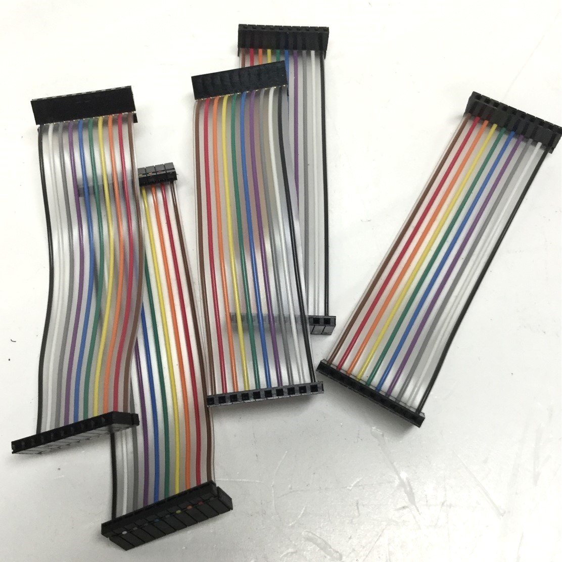 New – Open box Lot of 5 New Samtec IDSS-10-D-03.50 Slim Flat Ribbon IDC Cables 10-Pin, 3.5"L