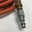 Used SpeedAir 2649C Pneumatic Hose 1/4" (6.4mm) 250 PSI W.P. 25' W/ Quick Disconnect