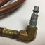 Used SpeedAir 042792C Pneumatic Hose 1/4" (6.4mm) 250 PSI W.P 16' W/ Quick Disconnect