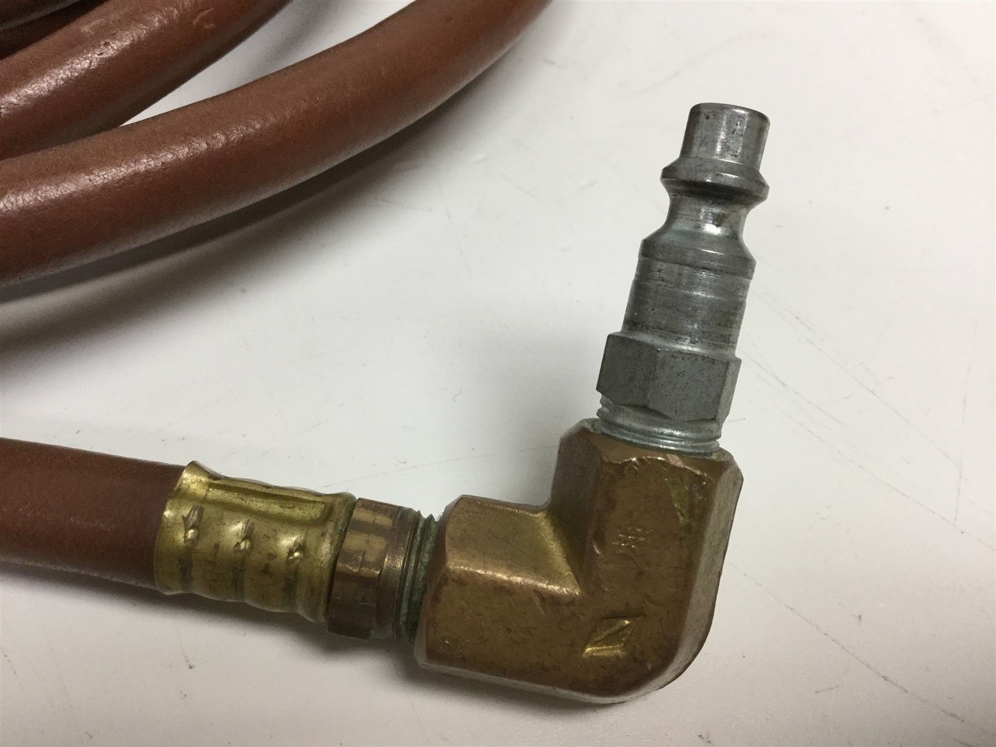 Used SpeedAir 042792C Pneumatic Hose 1/4" (6.4mm) 250 PSI W.P 16' W/ Quick Disconnect
