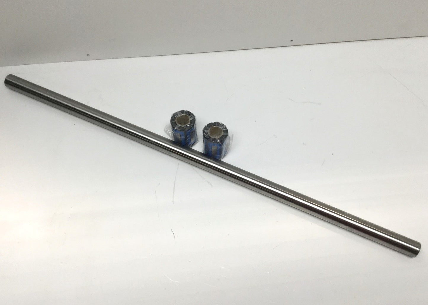 New – Open box Lot of 2 New INA KX12-PP Linear Bearings, Self-Aligning w/ 22.5" Rod, 3/4" Dia