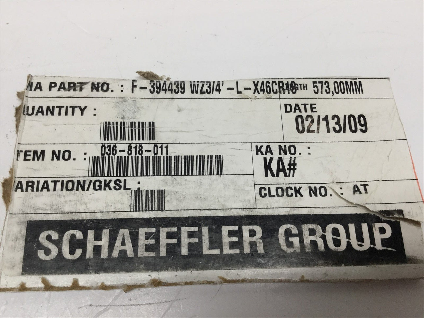 New – Open box Lot of 2 New INA KX12-PP Linear Bearings, Self-Aligning w/ 22.5" Rod, 3/4" Dia