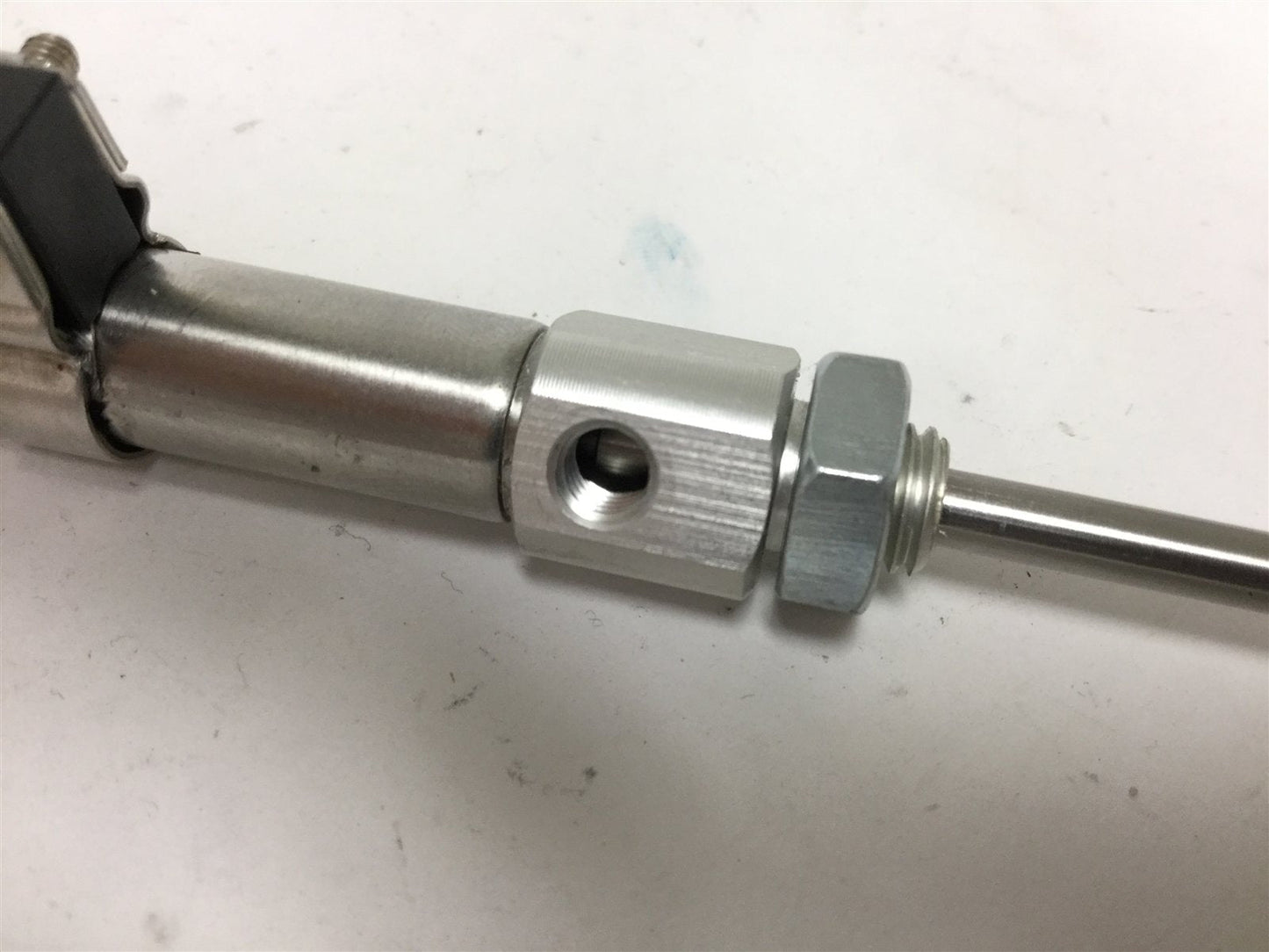 Used SMC NCDJ2WB10-400-H7A1S-X142US Double End Pneumatic Cylinder, Stroke: 4", 100psi