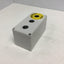 Used Hoffman Q3PBPCDM 3-Hole Pushbutton Enclosure, 6-5/16" x 3-3/16 x 3-7/16" *Holes*