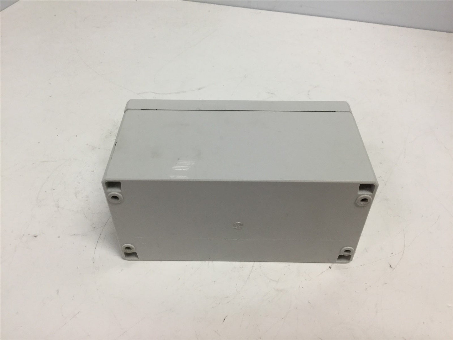 Used Hoffman Q3PBPCDM 3-Hole Pushbutton Enclosure, 6-5/16" x 3-3/16 x 3-7/16" *Holes*