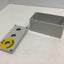 Used Hoffman Q3PBPCDM 3-Hole Pushbutton Enclosure, 6-5/16" x 3-3/16 x 3-7/16" *Holes*
