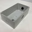 Used Hoffman Q4PBPCDM 4-Hole Pushbutton Enclosure Dimensions 8" x 4-3/4" x 3-7/16"