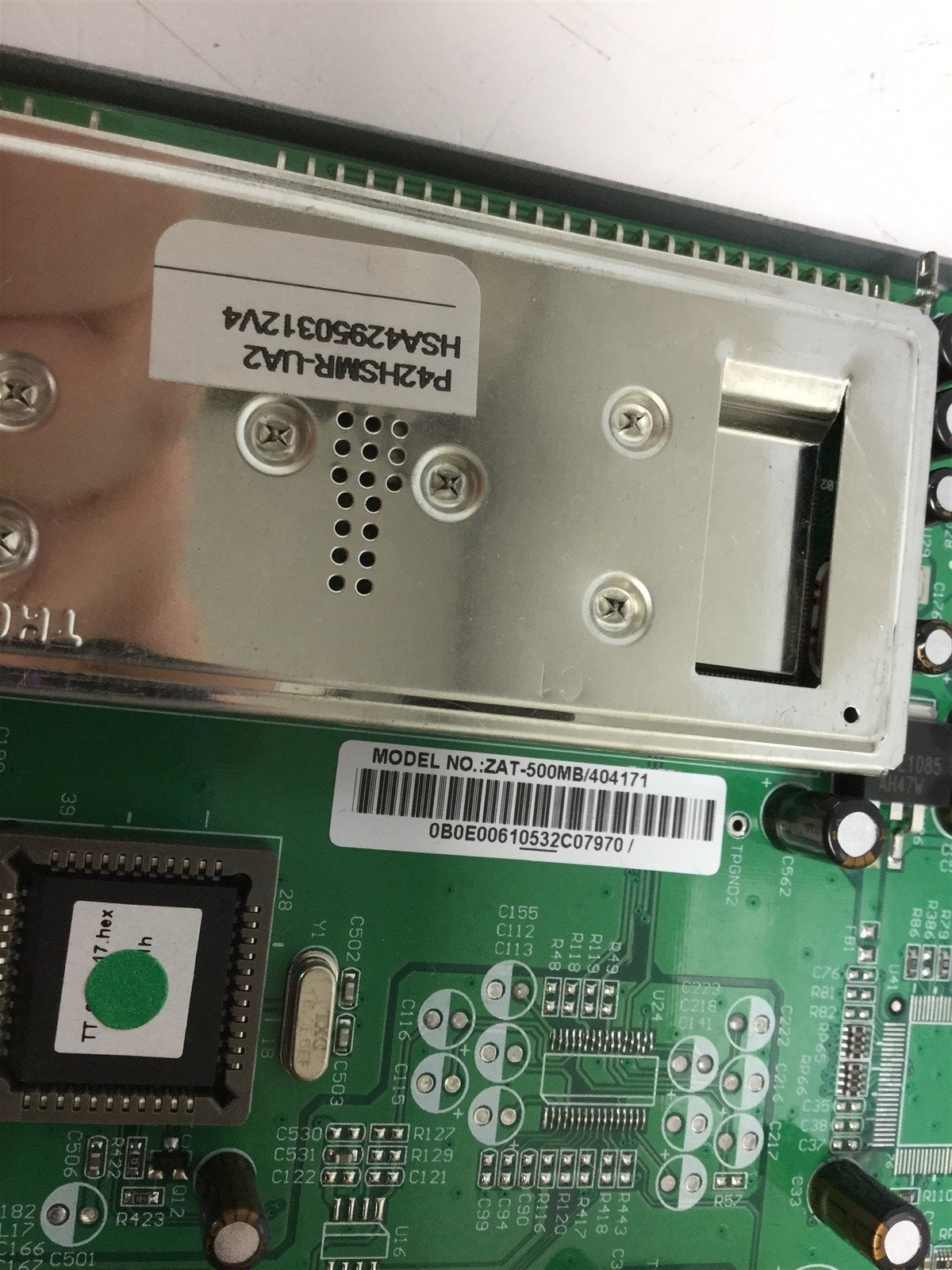 Used Hitachi ZAT-500MB/404171 Input Signal Board, H050801086 Digital RF IN, RS-232(2)