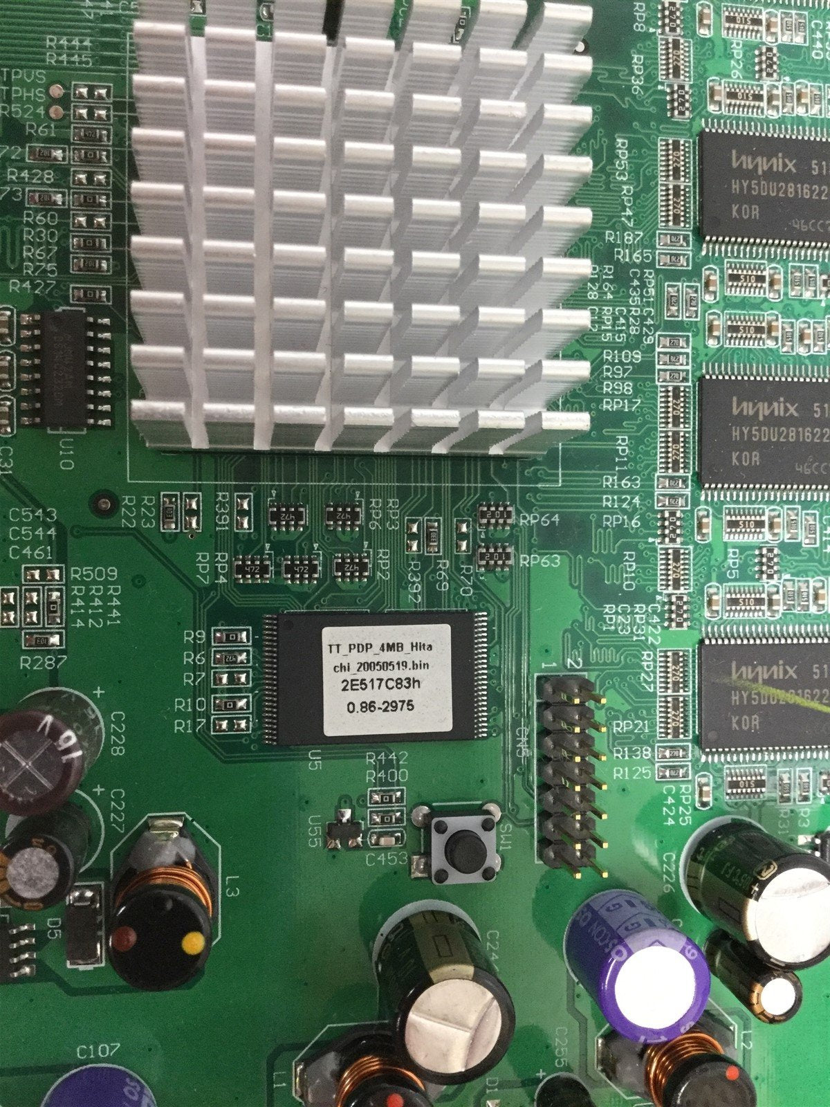 Used Hitachi ZAT-500MB/404171 Input Signal Board, H050801086 Digital RF IN, RS-232(2)