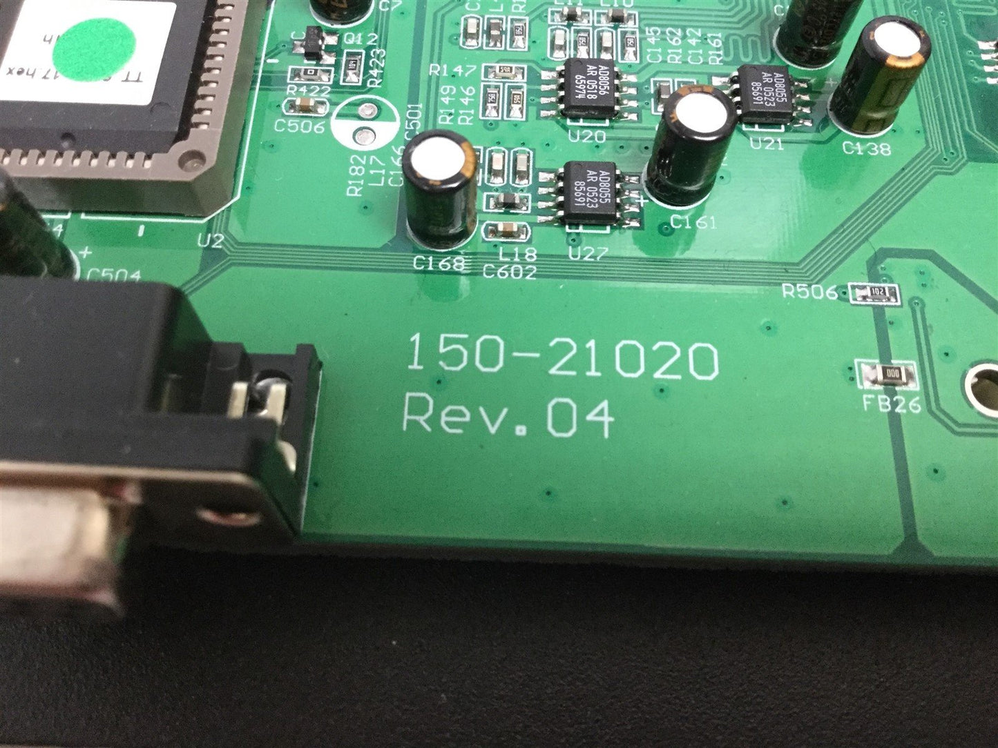 Used Hitachi ZAT-500MB/404171 Input Signal Board, H050801086 Digital RF IN, RS-232(2)