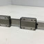Used Nippon Bearing SERS15A 2-Roller Guide Slide Bearing, Linear Length: 169mm