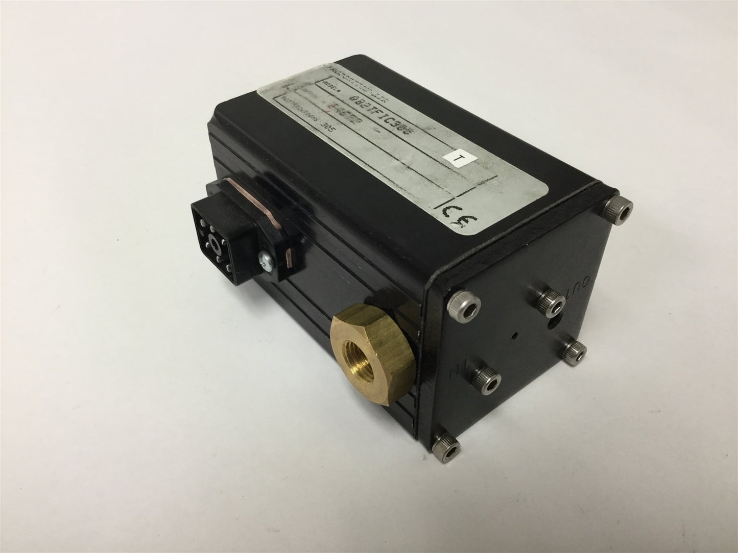 Used PROPORTION-AIR QB2TFIC300 Analog Valve 300psi Aux Port 3-pin 4-20mA Sinking 24V