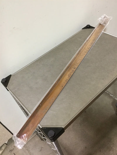 New Trimco KE-32-1 Edge Guard Type A93-302 Satin Bronze Clear Coated Length: 42"