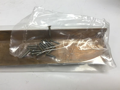 New Trimco KE-32-1 Edge Guard Type A93-302 Satin Bronze Clear Coated Length: 42"