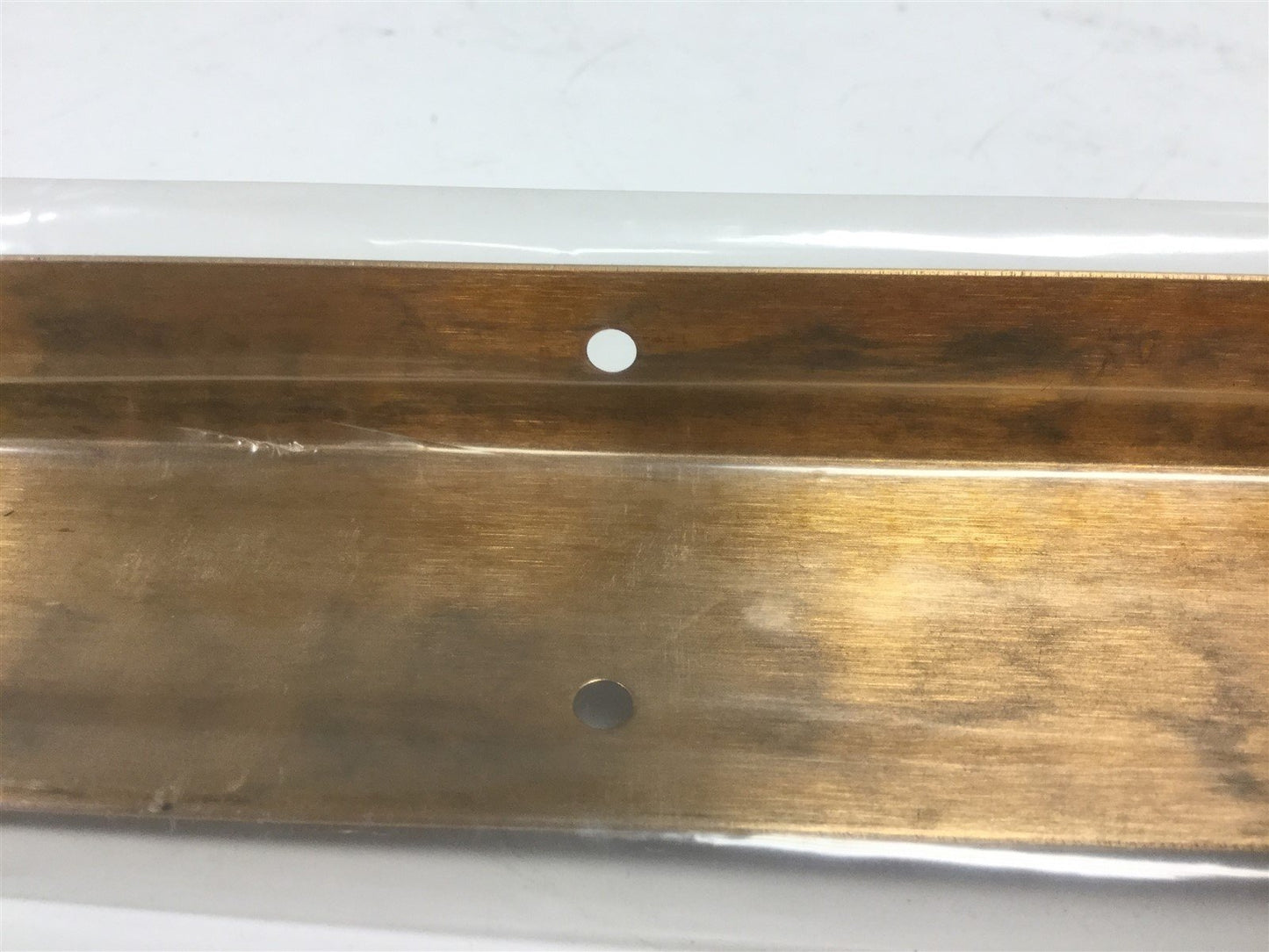 New Trimco KE-32-1 Edge Guard Type A93-302 Satin Bronze Clear Coated Length: 42"