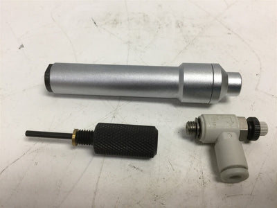 New Mitutoyo 903298 Air Drive Unit 3/16 NPT Flow Control Fitting Included