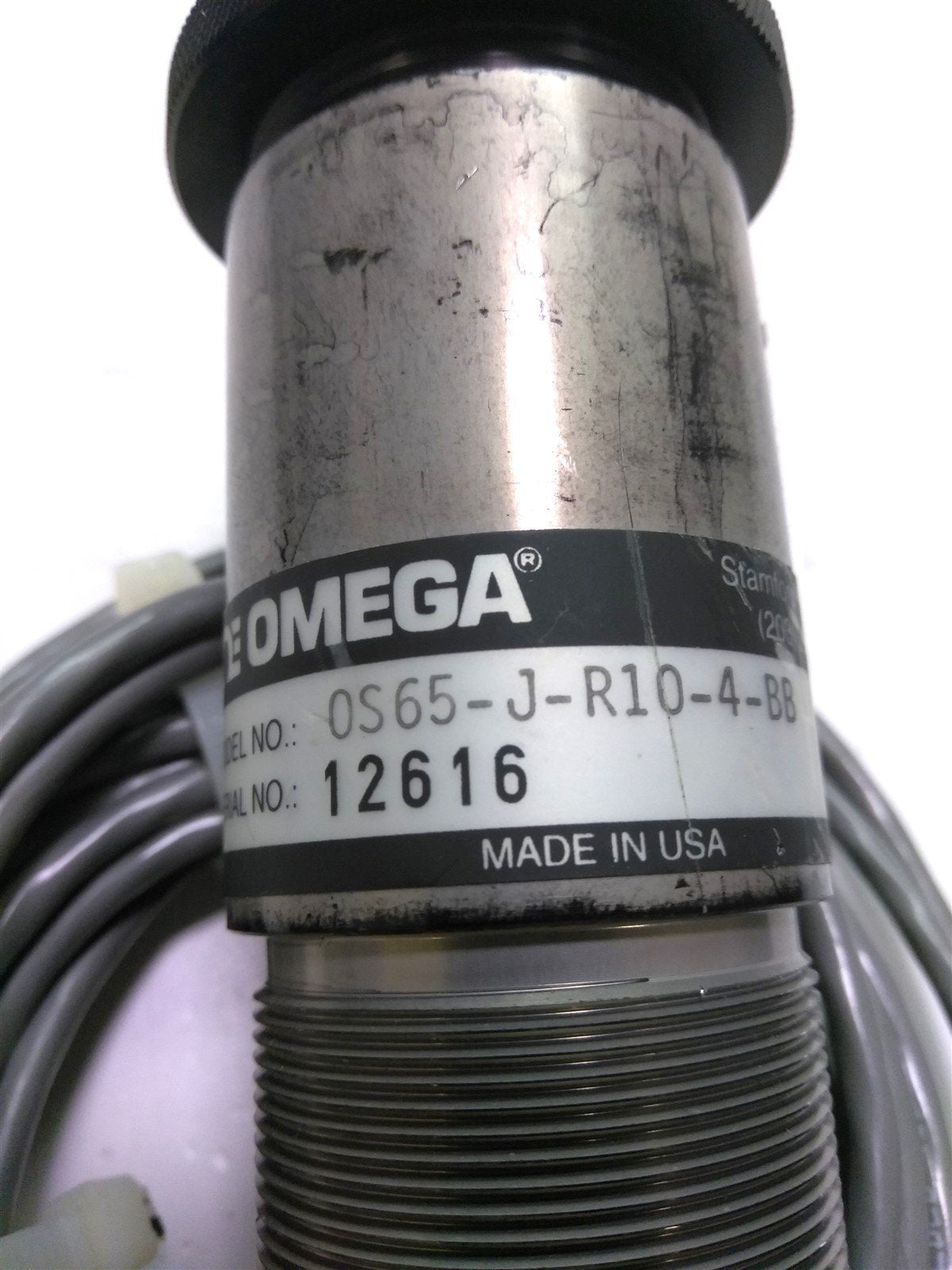 Used Omega OS65-J-R10-4-BB Infrared Thermometer -57 to 500C 24:1 FOV DP25-TC, DP41-TC