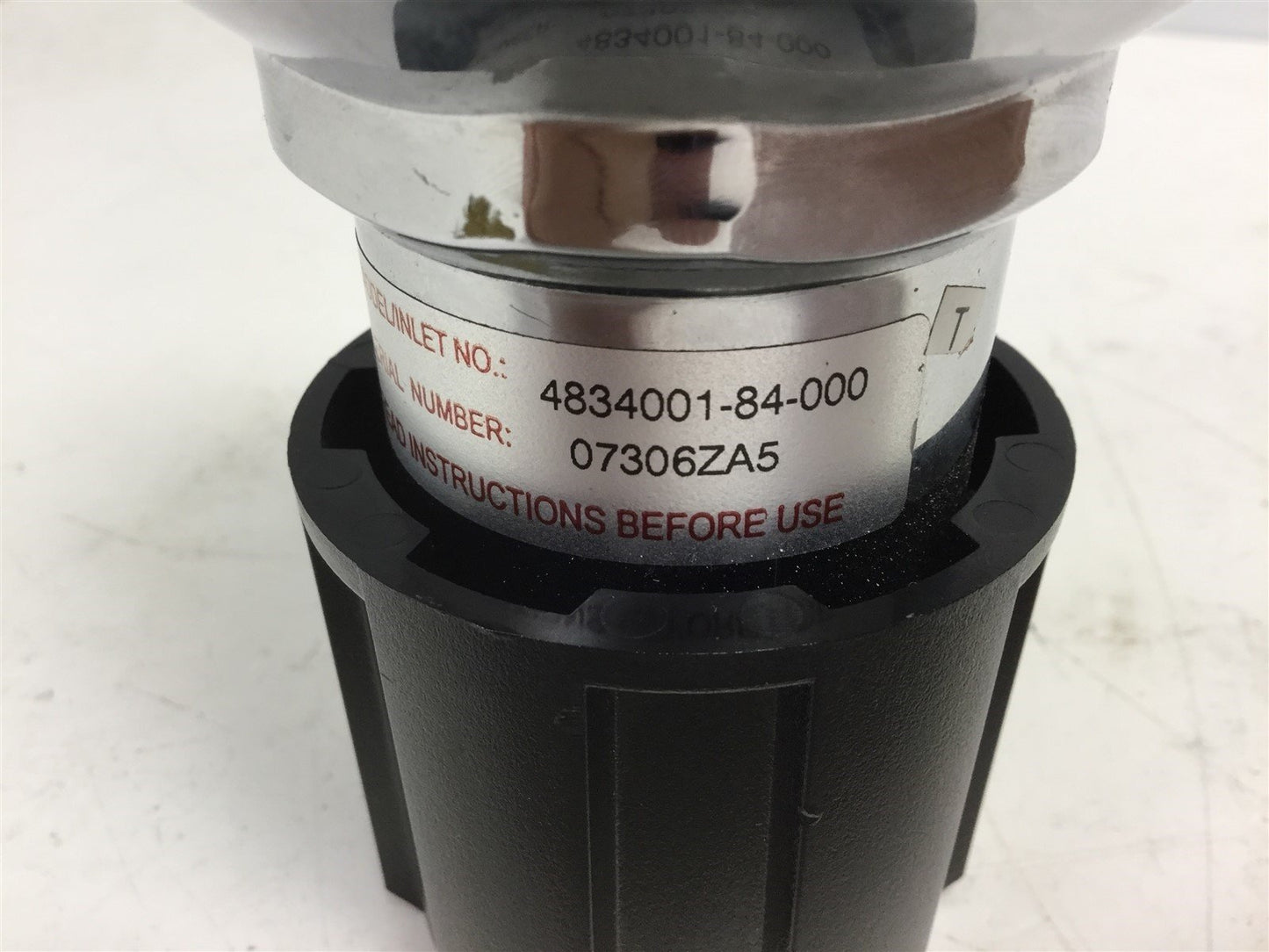 Used PurityPlus 4834001-84-000 Medical Gas Flow Control Valve W/ Relief Valve