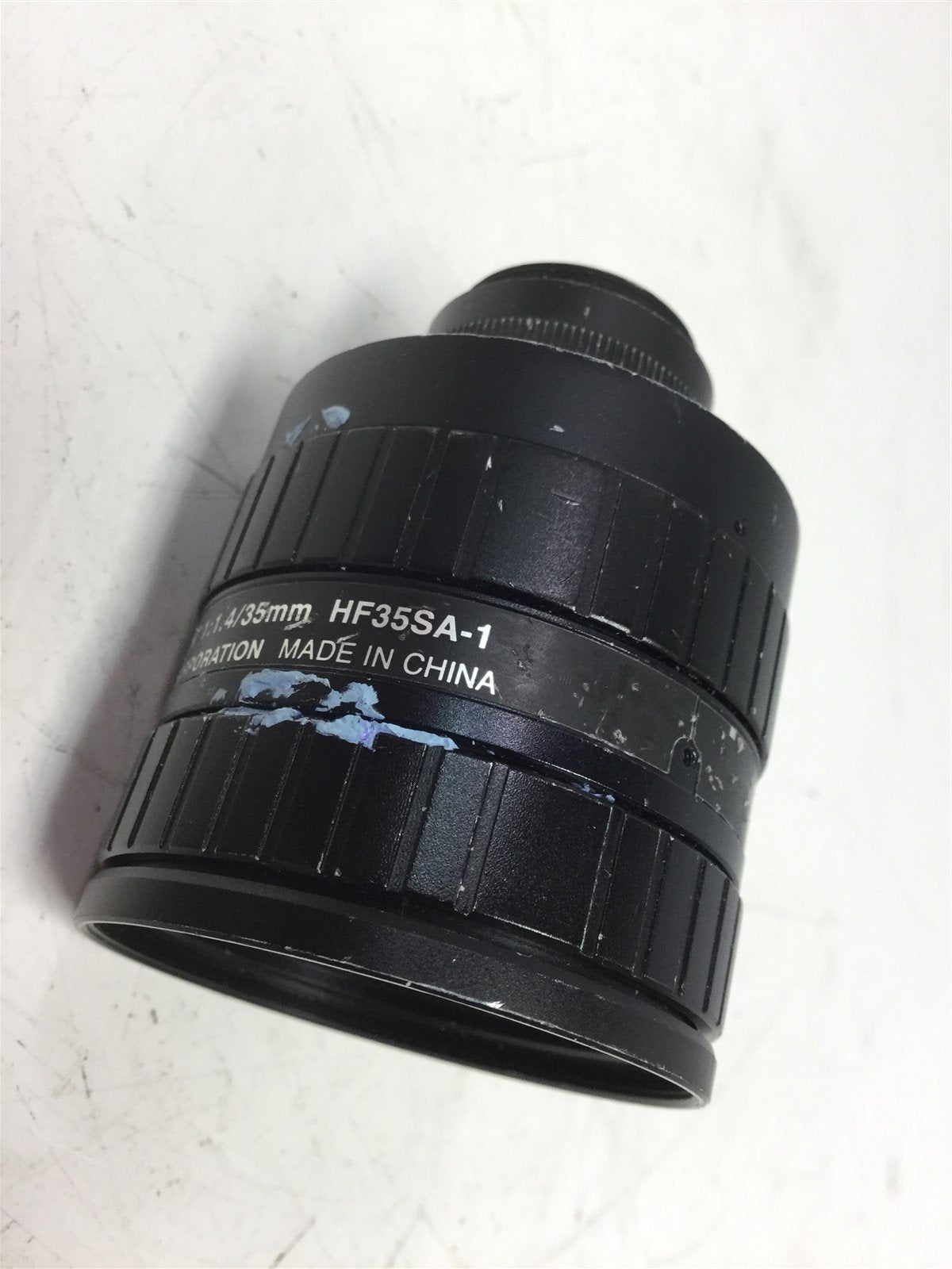 Used Fujinon HF35SA-1 Fixed Focal Lens, 1:1.4/35mm, 10mm Mount, 68mm Length