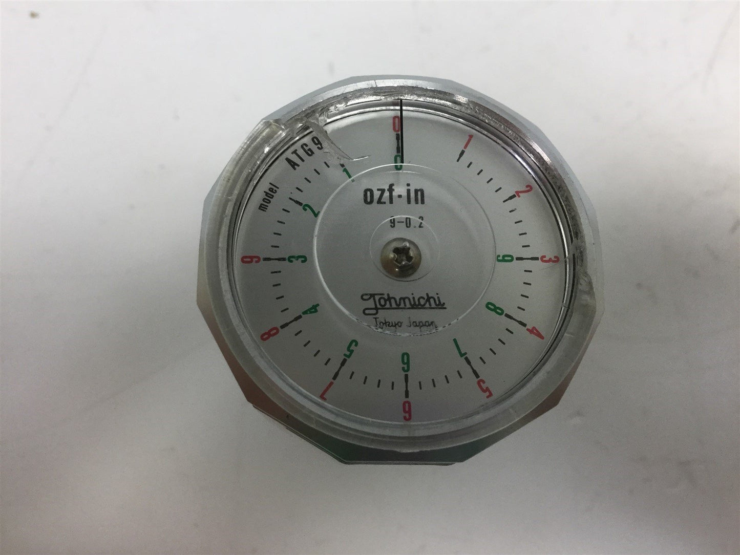 Used Tohnichi ATG9Z 3312B Hand Held Torque Gauge 0-9 ozf-in Diameter: 1.652in