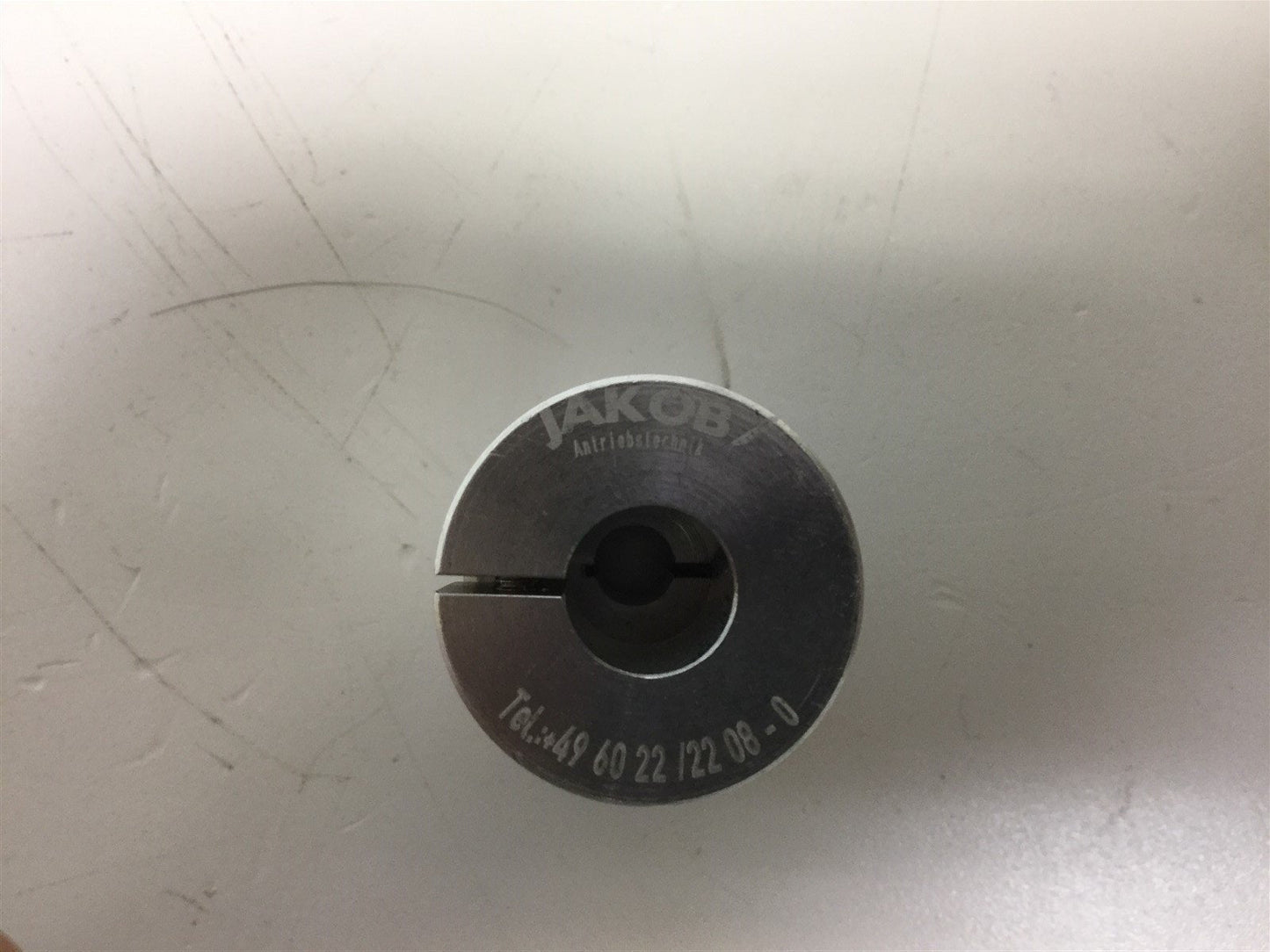 Used Jakob 49 60 22/22 08 0 Bellows Coupling O-Diameter: 24.45mm, I-Diameter: 9.4mm