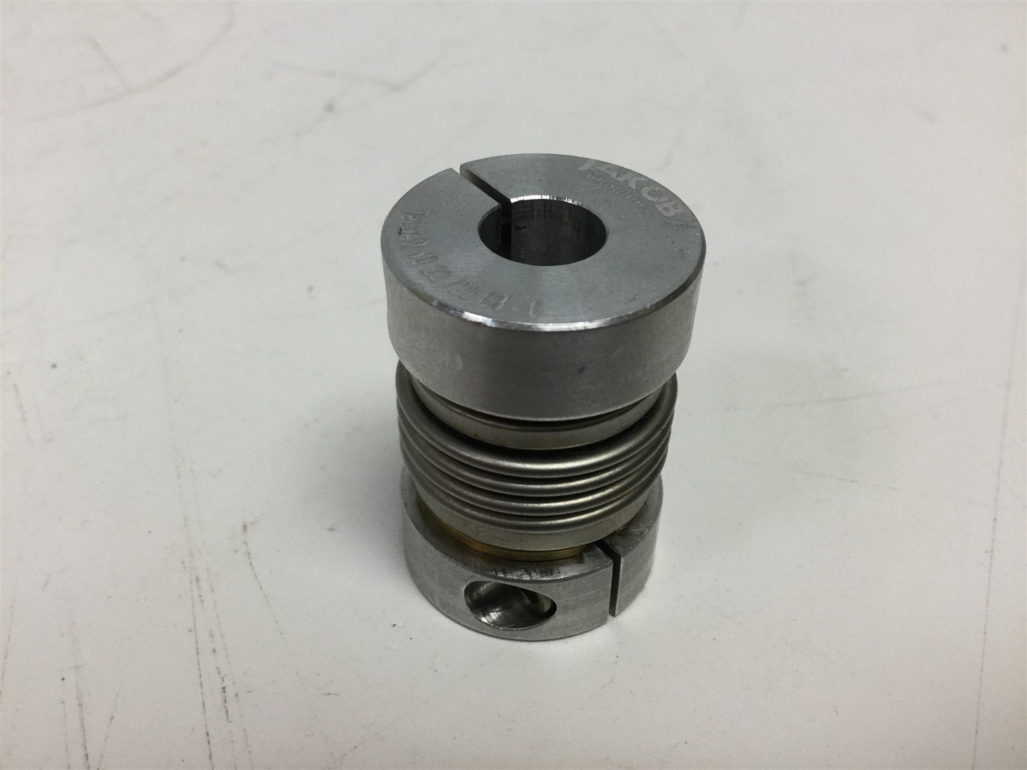 Used Jakob 49 60 22/22 08 0 Bellows Coupling O-Diameter: 24.45mm, I-Diameter: 9.4mm