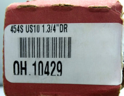 New Glynn-Johnson 454S US10 1.3/4" DR, Overhead Door Stop 39 1/16"-45" Doors 450