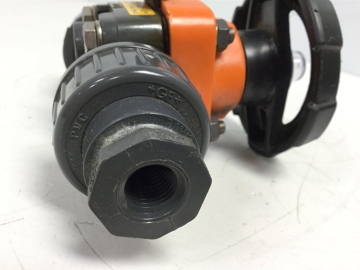 Used Georg Fischer Typ 314 Diaphragm Valve D20 1/2" PVC-U PN 10 *Missing Fitting*