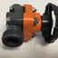 Used Georg Fischer Typ 314 Diaphragm Valve D20 1/2" PVC-U PN 10 Missing Fittings
