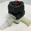 Used Cole-Parmer TZD100-075 Tri-Clamp T-Diaphragm Valve Maxi Run-Mini Branch Black