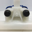 Used Blue Cole-Parmer TZD100-075 Tri-Clamp T-Diaphragm Valve Maxi Run-Mini Branch