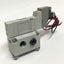 Used SMC SY3140R-6LOZ Air Pneumatic Electric Solenoid Valve Base Mount 12VDC 0.7MPa