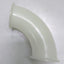 Used Tri-Clamp Sweeping 90 Degree Sanitary Elbow, 2" Diameter, 3" Radius, PolyPro