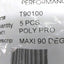 New Lot of 5 New SAINT-GOBAIN T90100 Tri-Clamp 90 Deg. Sanitary Elbow, MAXI, PolyPro