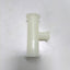 Used Tri-Clamp Tee Reducing, MAXI x MAXI x MINI, Sanitary, Polypropylene, 150psi