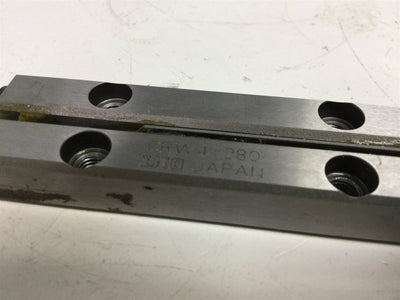 Used IKO CRW4-280 Cross Roller Linear Slide Rail Bearing, Length: 280mm, Travel: 4"