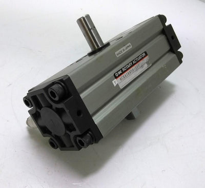 Used SMC NCRA1BW50-180 Pneumatic Rotary Actuator, Dbl. Rod, 50mm Bore, 180Degree Rot.