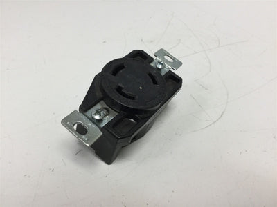 Used Arrow Hart-Lock Receptacle Nema L6-30 Voltage: 250 VAC, Current: 30A, 3-Pole