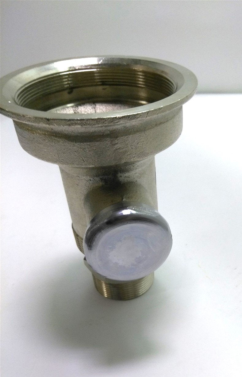 Used Chicago Faucets 1366-NF Twist Drain 3 1/2" Sink Opening 1 1/2" M/FNPT or 2" MNPT