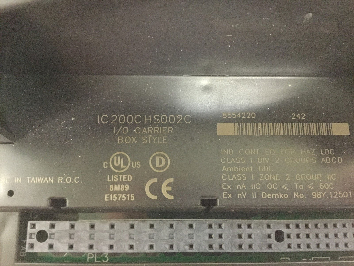 Used Ge Fanuc IC200ALG240-FC Analog Input Module 16BIT, 8 Channels With I/O Base