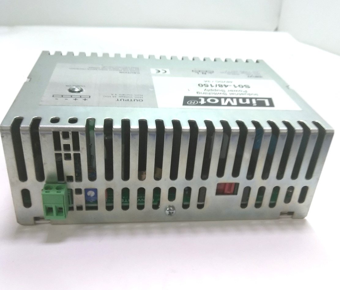 Used LinMot S01-48/150 Power Supply, In: 115 / 230VAC 3 / 1.7A, Out: 48VDC 3A