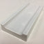 Used Lumonics JK-700 Pumping Chamber Porcelain Flash Bulb Tray, 5-3/8"x2-3/8"x3/4"