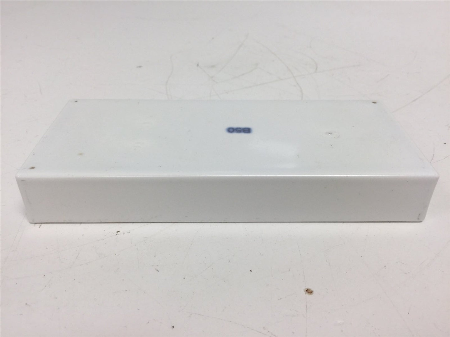 Used Lumonics JK-700 Pumping Chamber Porcelain Flash Bulb Tray, 5-3/8"x2-3/8"x3/4"