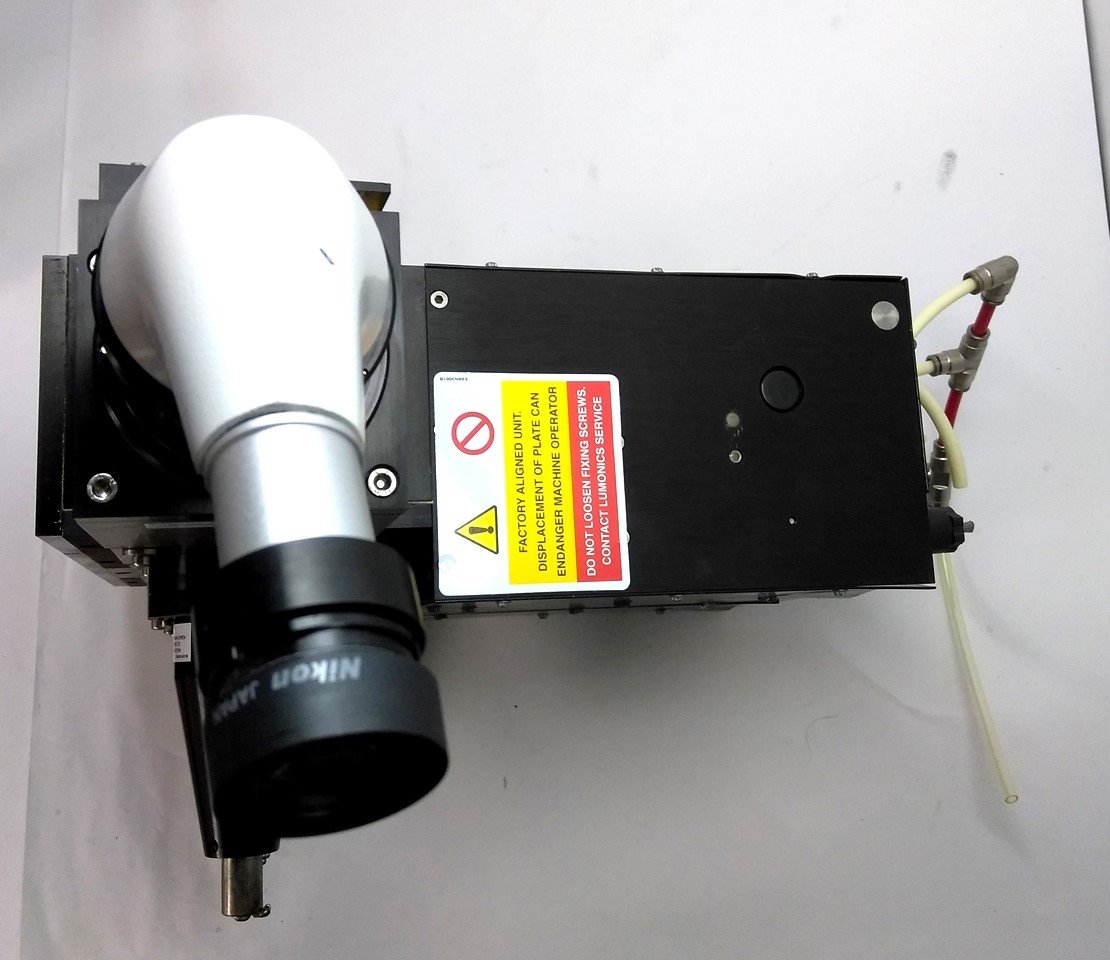 Used GSI Lumonics Laser Beam Adjuster, Four Adjusters, With Eye Piece, JK700, JK702