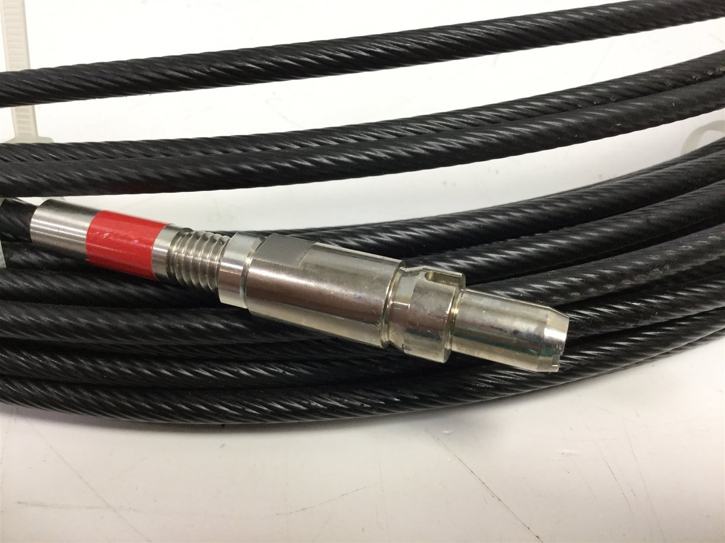 Used Lumonics JK 700 Series Laser Fiber Optic Cable 85' Length, Fitting: 0.3805"