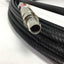 Used Lumonics JK 700 Series Laser Fiber Optic Cable 85' Length, Fitting: 0.3805"