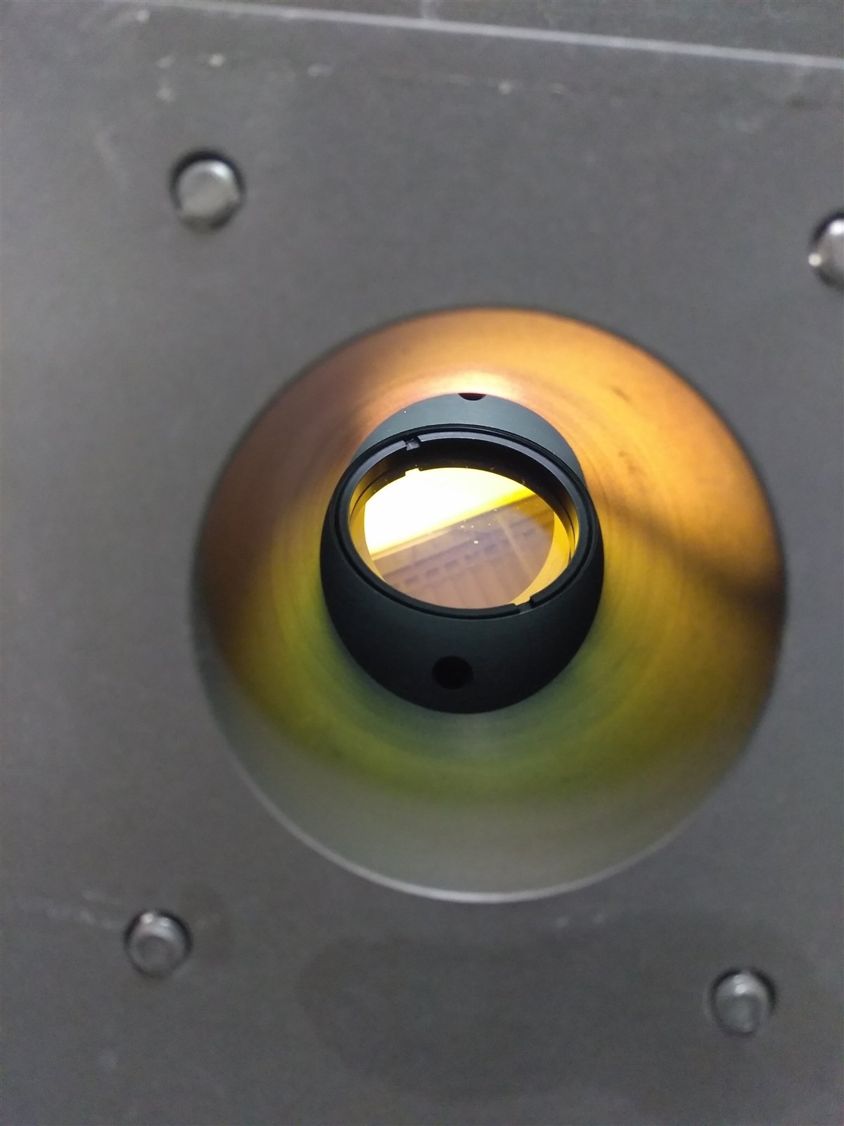Used GSI Lumonics 0246307 Adjustable Laser Mirror JK700 JK702 Missing Mounting Block