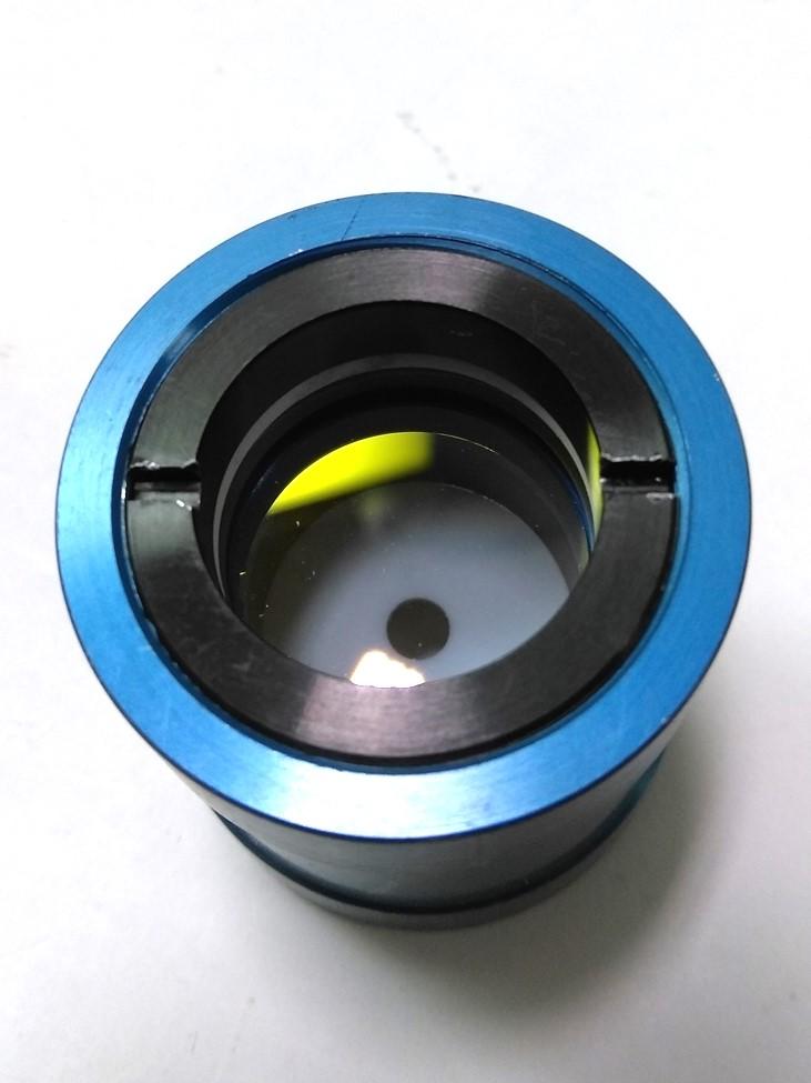 Used GSI Lumonics Laser Front Aperture, Blue, 4mm Opening, JK 700, JK 702