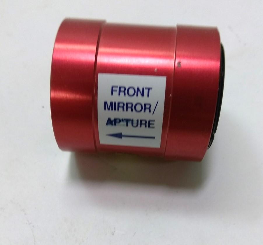 Used GSI Lumonics Laser Front Aperture, No Lens, Red, 5.4mm Opening, JK 700, JK 702