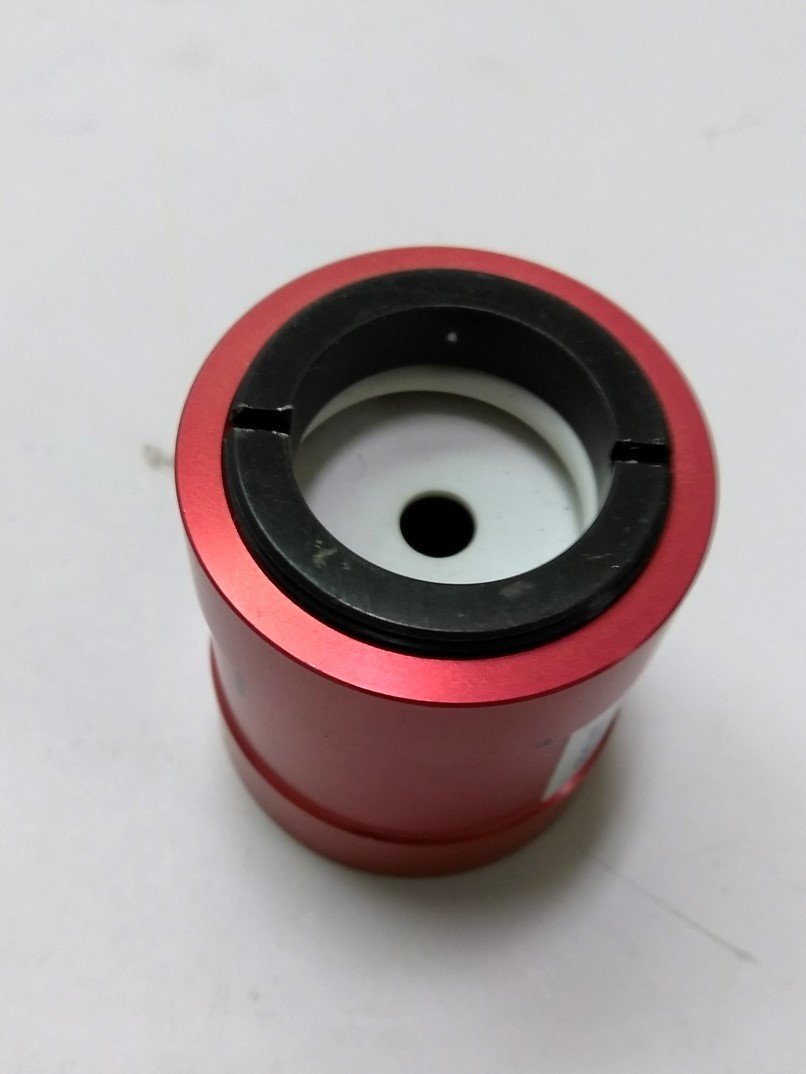 Used GSI Lumonics Laser Front Aperture, No Lens, Red, 5.4mm Opening, JK 700, JK 702